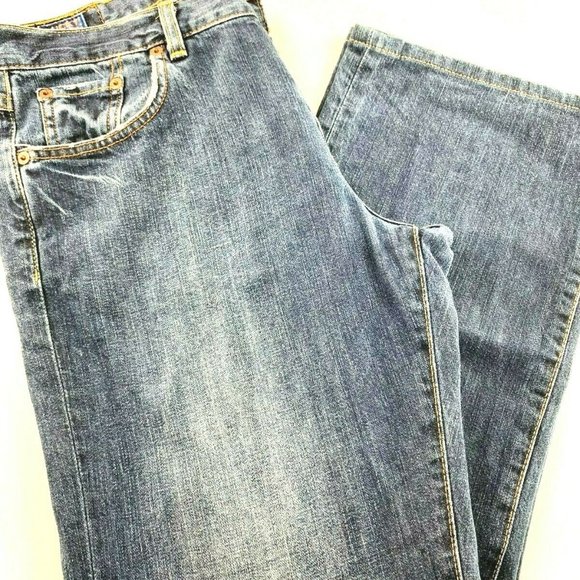 Lucky Brand Easy Rider Dark Wash Button Flap FF26 AD32 - Picture 1 of 5